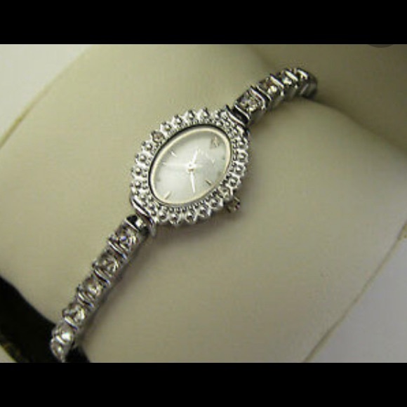 Vintage Elgin Tennis Bracelet Watch